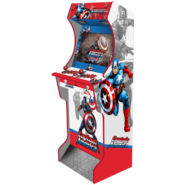 AG Elite 2 Player Arcade Machine - Captain America